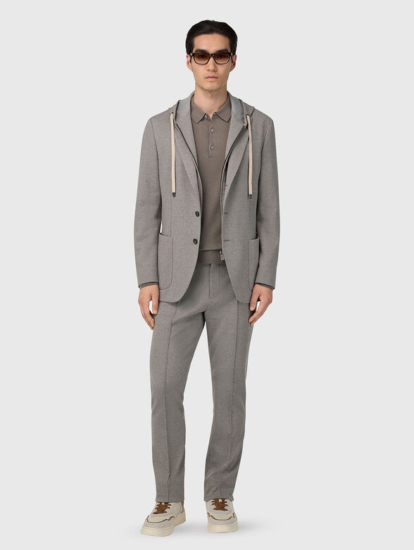 Jacket with detachable hood - 2