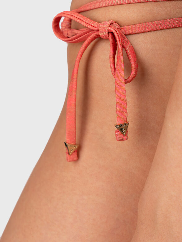 Bikini bottom with drawstrings - 4