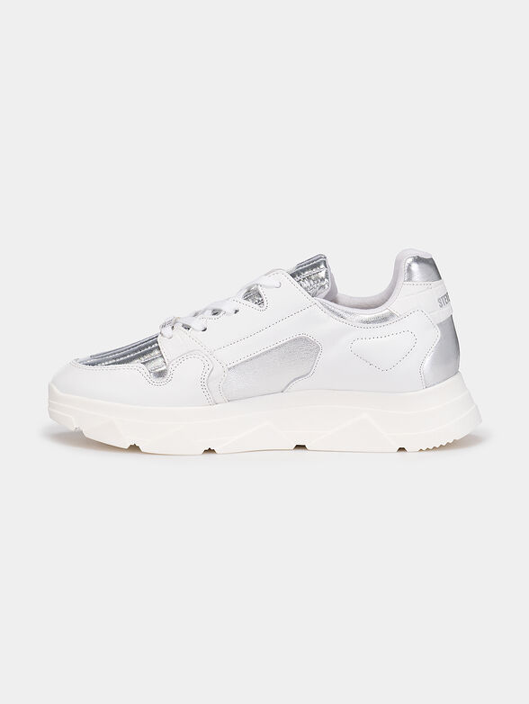POPPY sneakers with silver inserts - 4