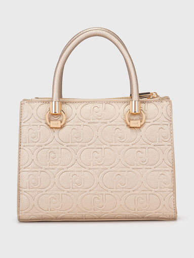 Bag with embossed logo texture - 3
