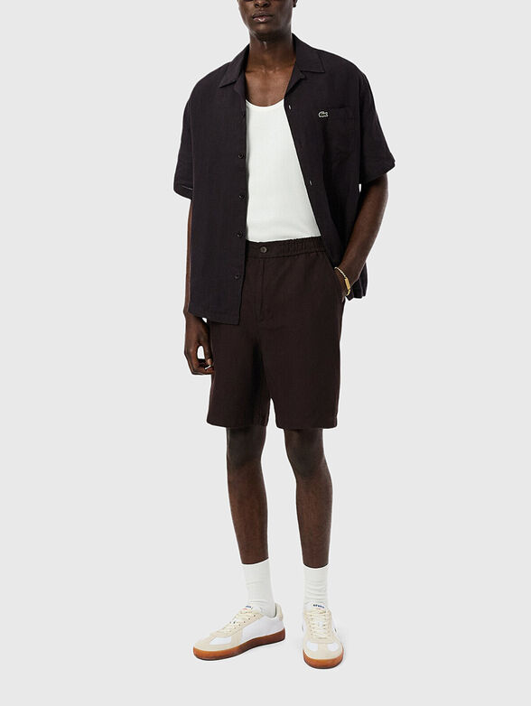 Black linen pants - 4
