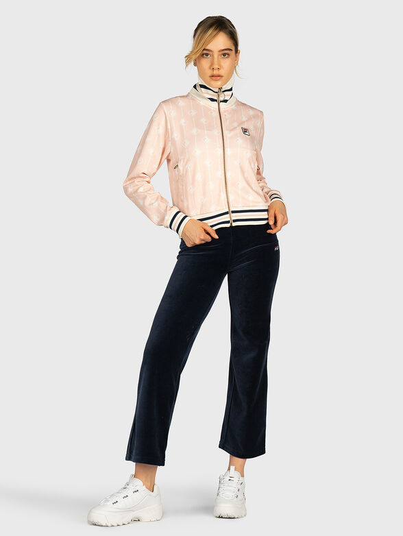 HAMO Sweatshirt with contrasting monogram print - 4