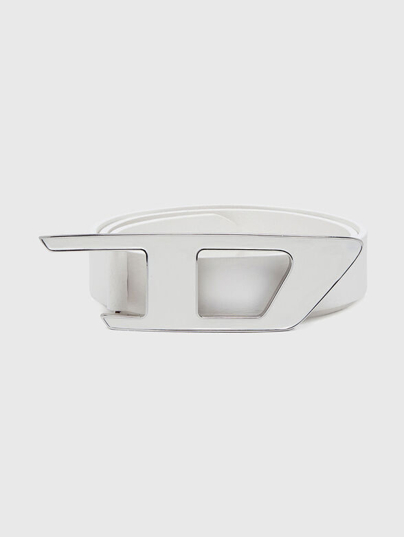 B-DLOGO II black leather belt - 1