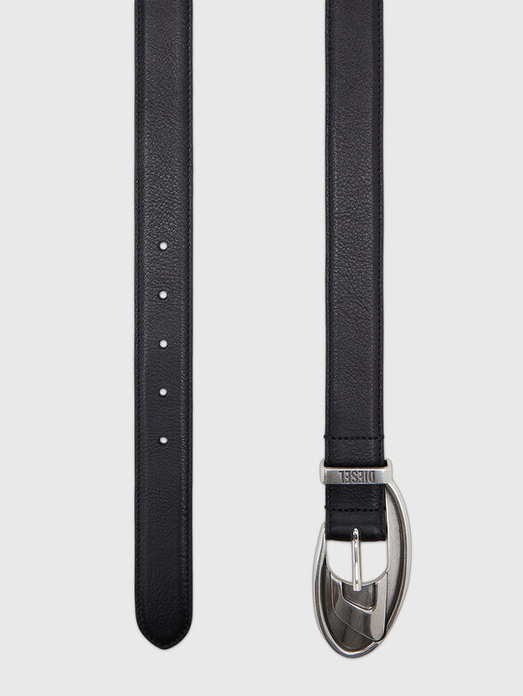 Leather belt with logo detail - 2