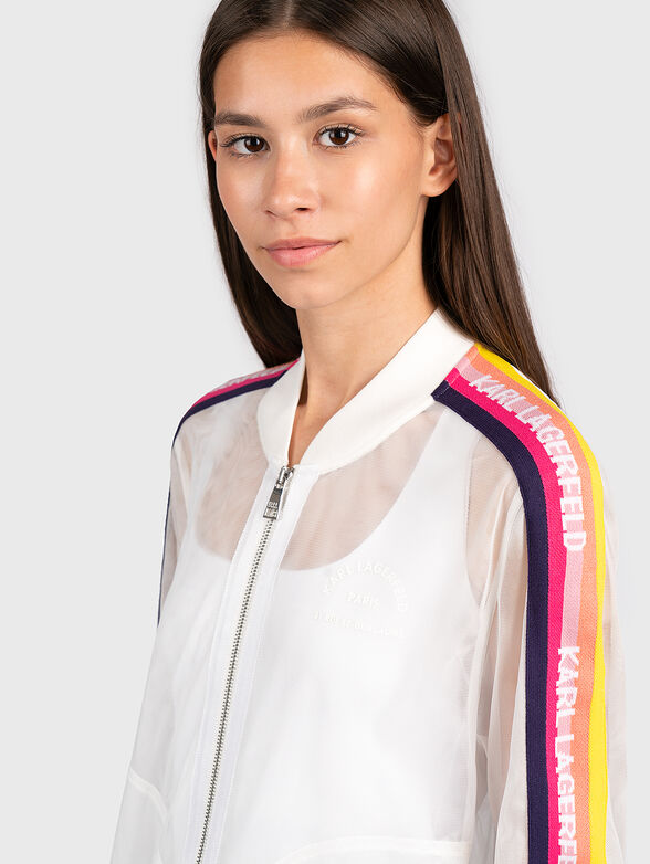 Bomber with logo print - 3