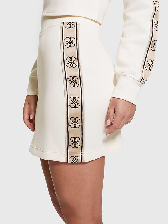 CYMONE mini skirt with logo - 3