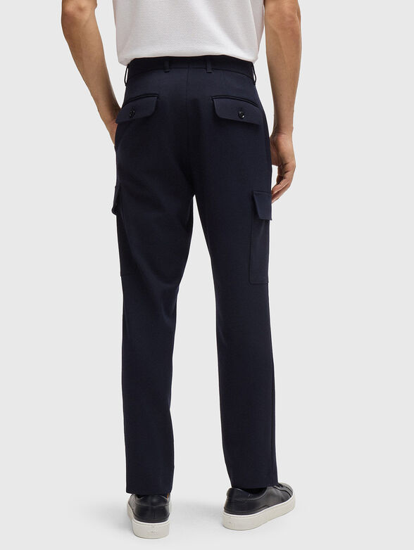 Wool blend cargo pants - 2
