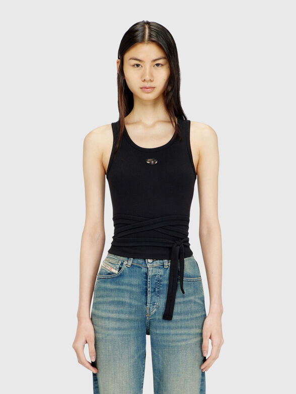 Top with ties and logo detail - 1