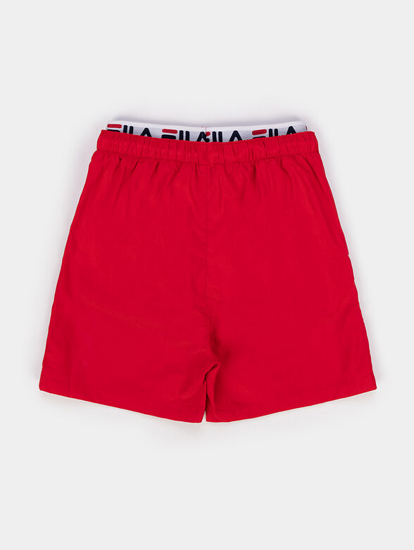 RENE red swim shorts - 2