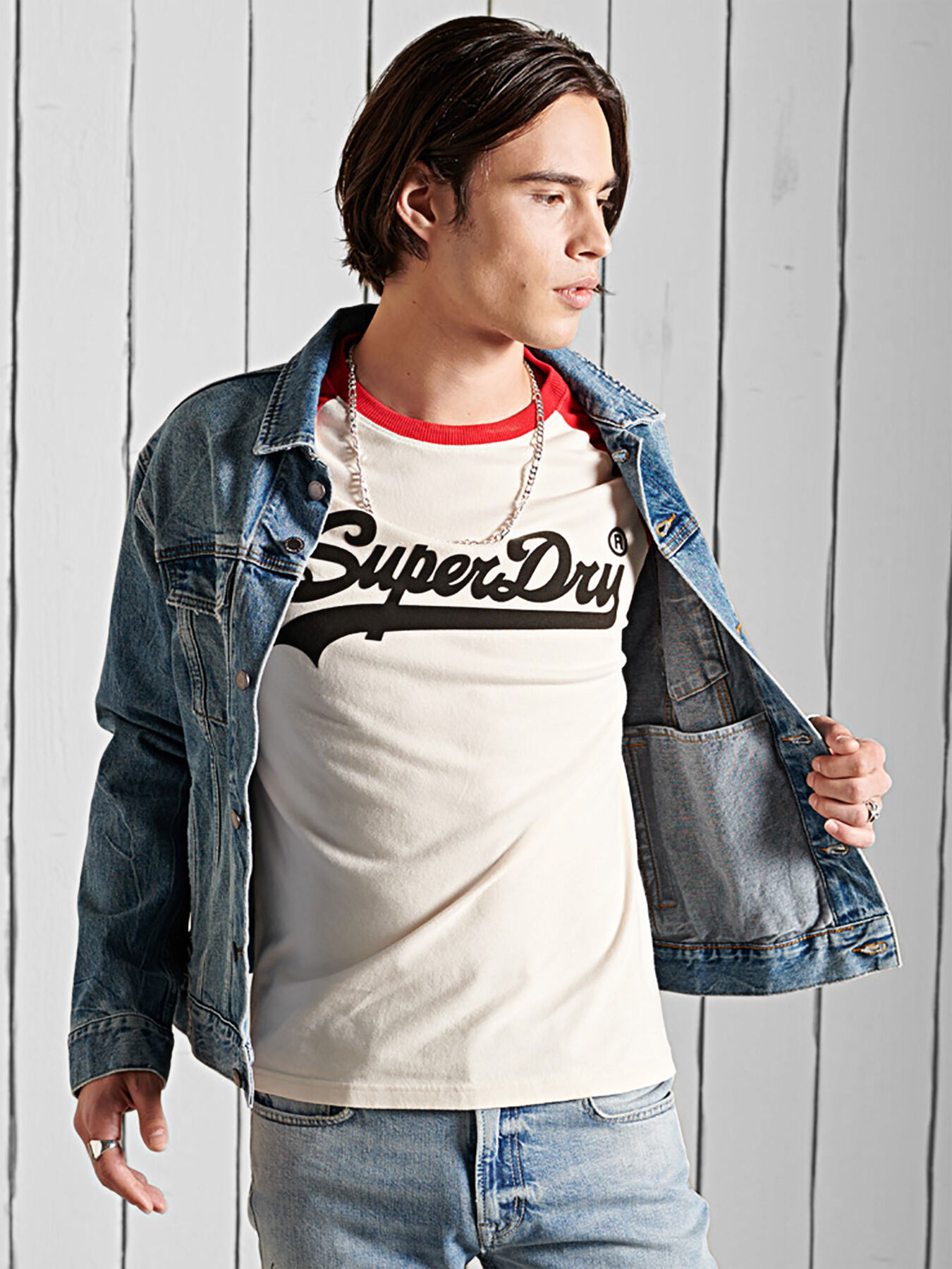 Jeans jacket superdry clearance