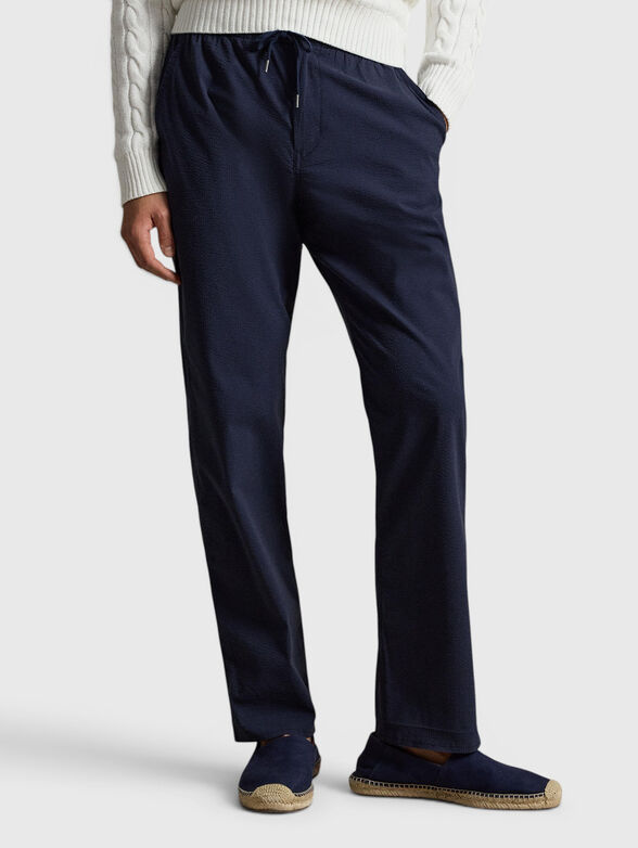 Trousers with elastic waist - 1