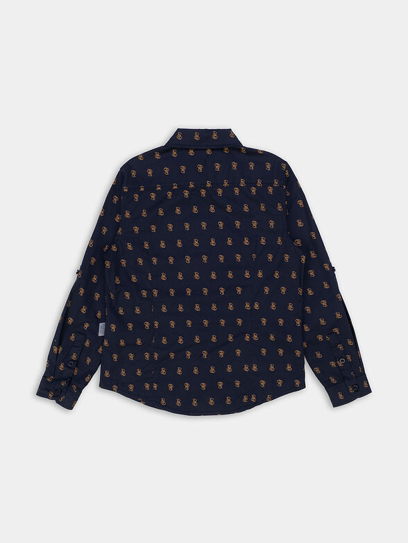 Shirt in dark blue color - 2