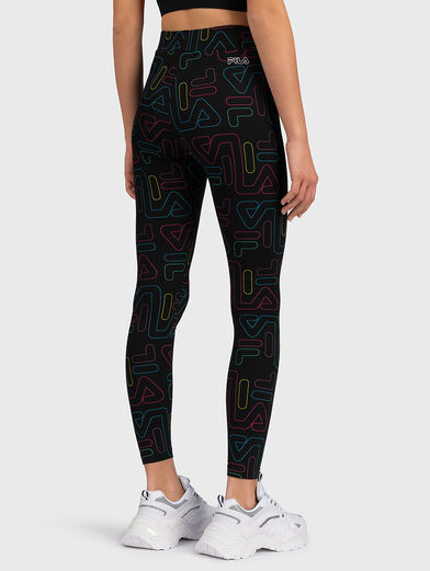 FIENA leggings with multicolor logo print - 2