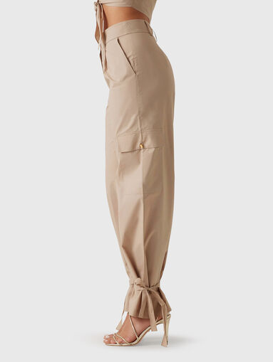 Cotton cargo pants - 3