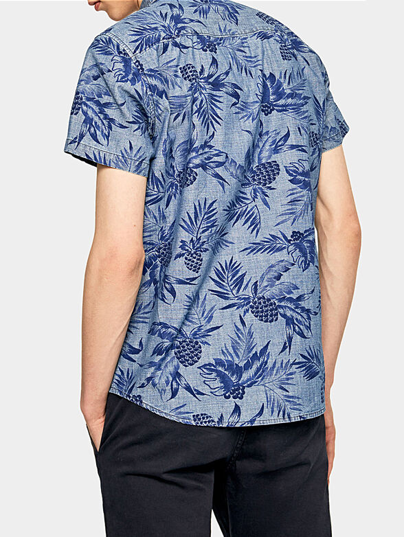LONGFORD shirt with tropical print - 3
