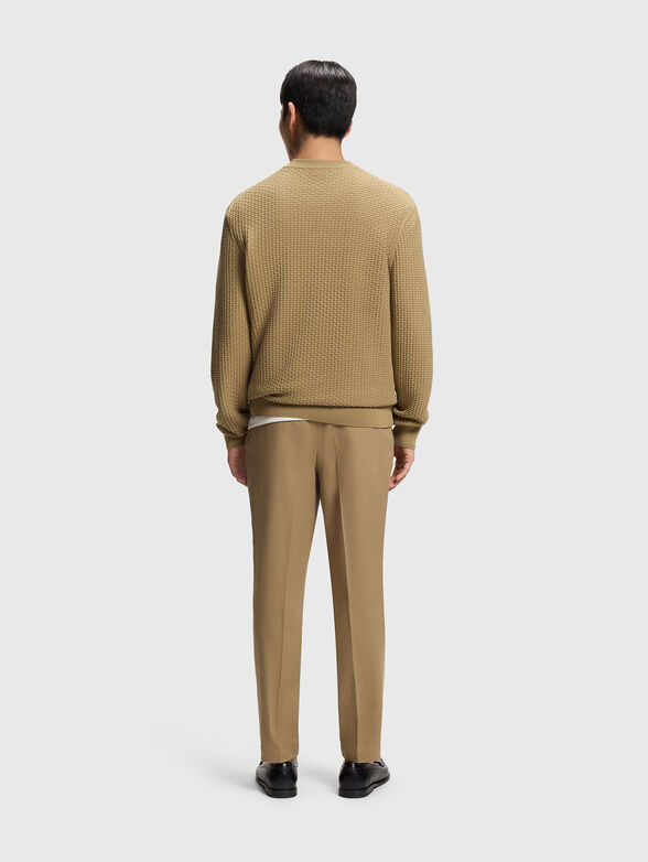 Knitted cotton sweater - 3