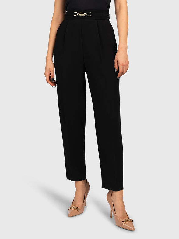 SHARON black chino pants  - 1