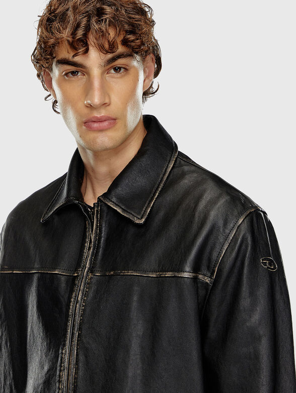 L-BLIXIA leather jacket - 4