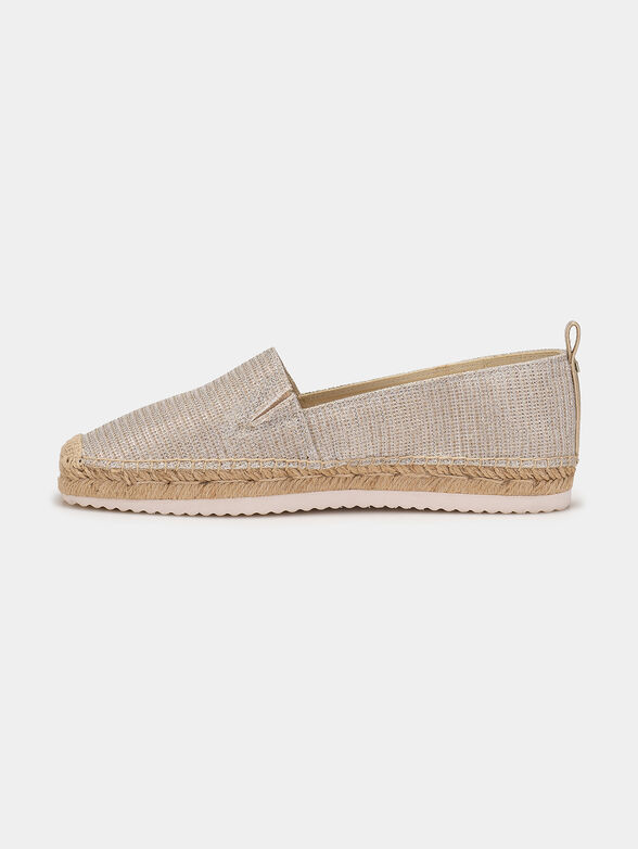 LENNY espadrilles with golden threads - 4