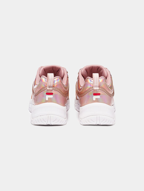 STRADA F White sneakers with glossy finish - 3
