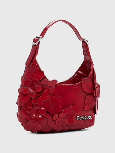 Bag with floral accents and logo - 4