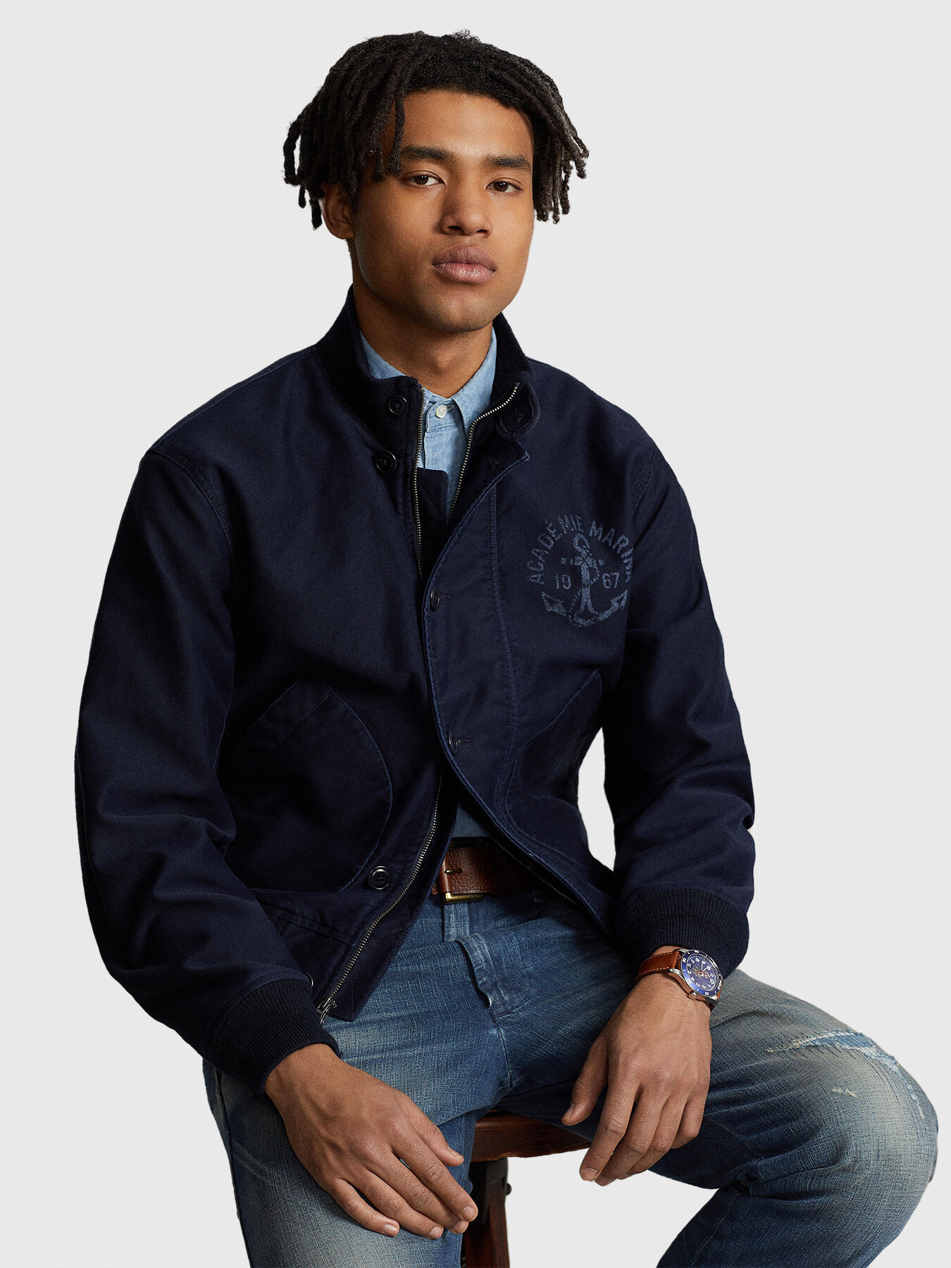 POLO RALPH LAUREN SOUVENIR BOMBER ジャケット The Oak Bluffs Souvenir Jacket