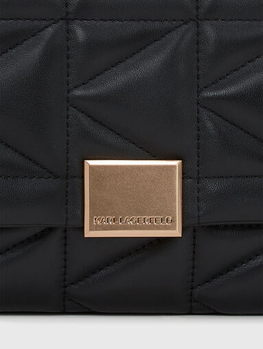 Crossbody bag with quilted effect - 4