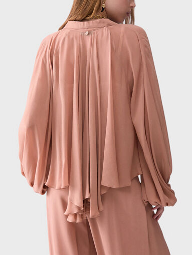 Shirt with wide sleeves and a V-neck - 3