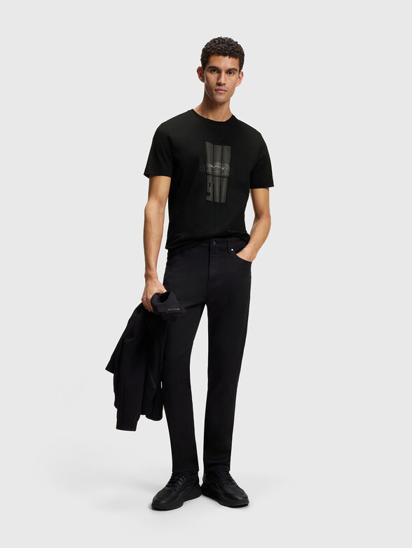 PORSCHE X BOSS cotton T-shirt with accent print   - 2