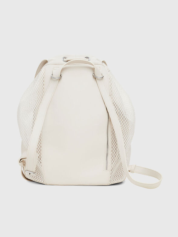 Blue backpack with mesh details - 3