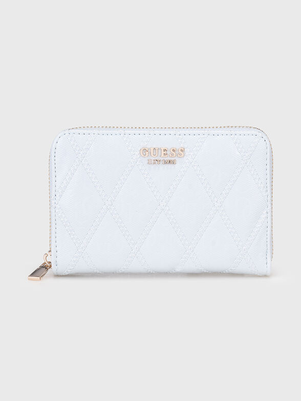 ADI wallet with quilted effect in black - 1