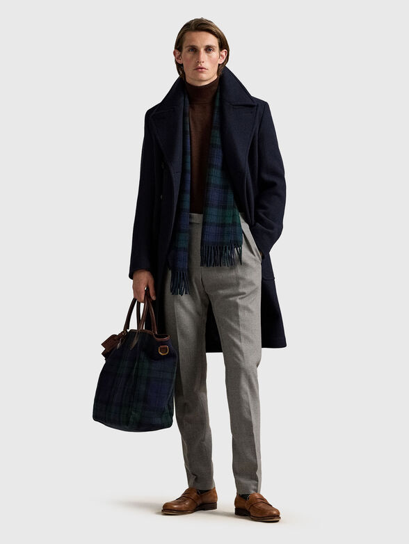 Wool sweater with polo collar - 2