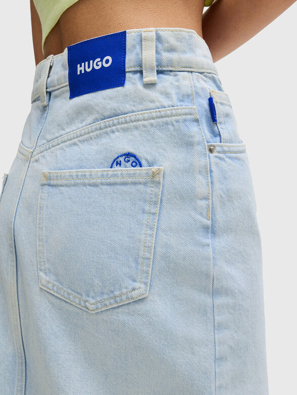 GALITA midi skirt with slit - 3