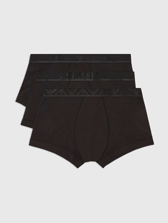 Set of three pairs of organic cotton boxers - 1