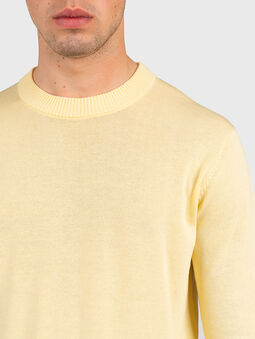 Round neck sweater with Levriero logo embroidery - 4