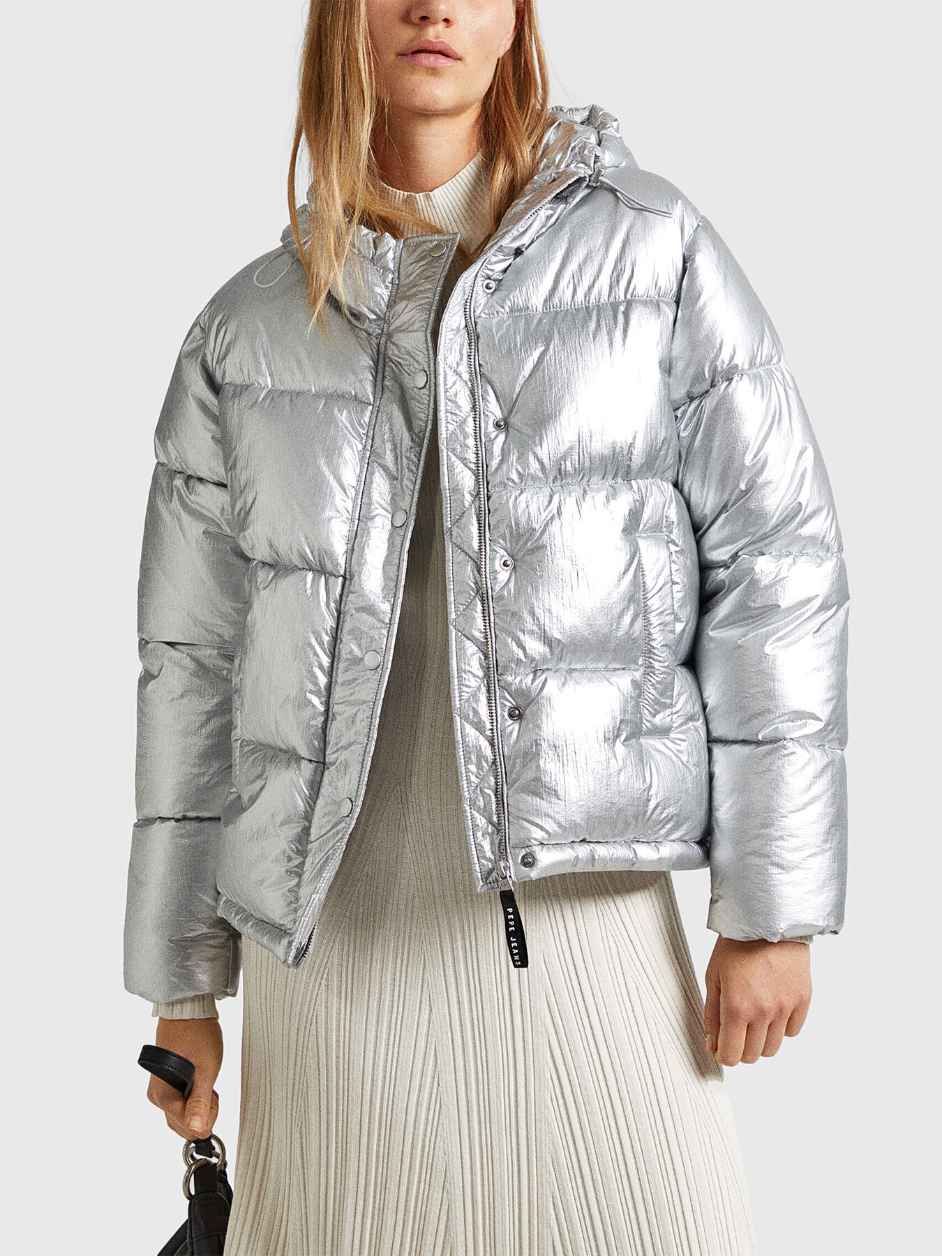 MORGAN jacket with metallic effect brand Pepe Jeans Globalbrandsstore en