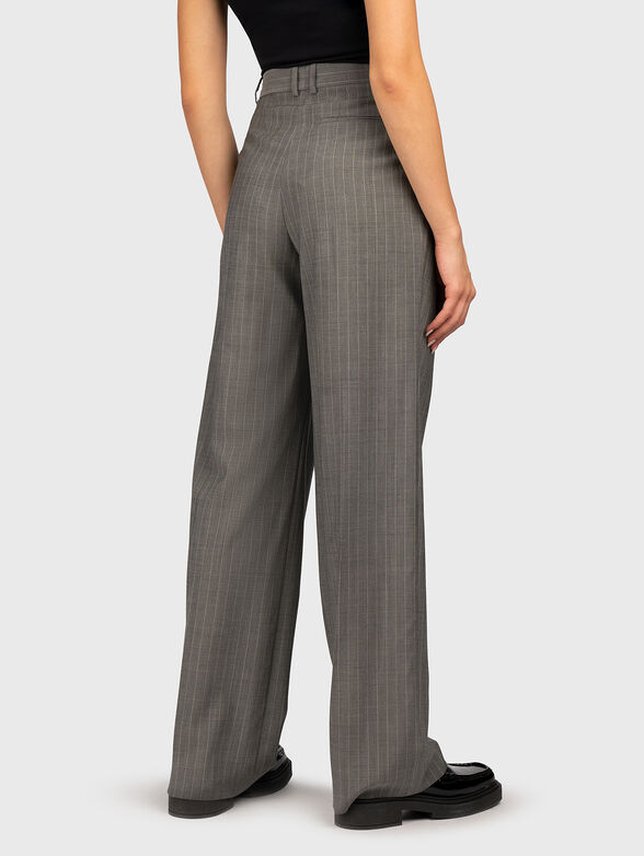 TETIAMA wool trousers with fine stripe - 2