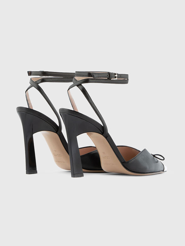 Nappa leather heeled sandals - 3