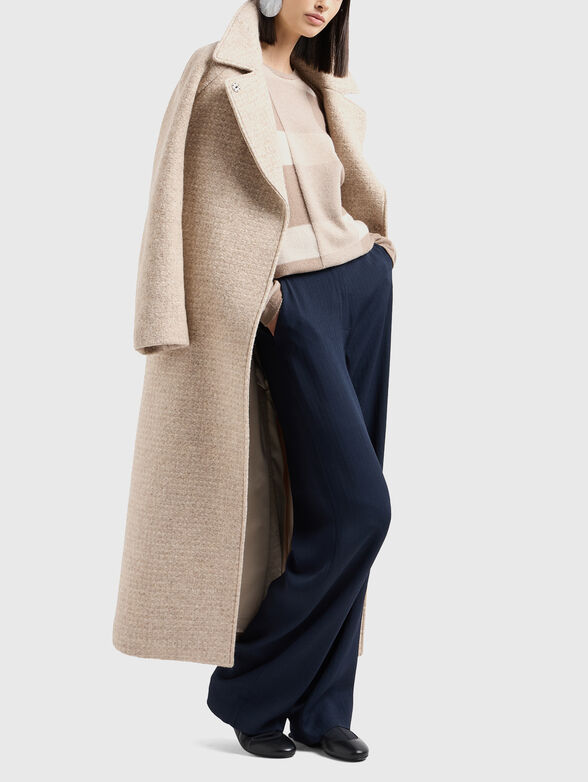 Check wool and cashmere sweater - 2