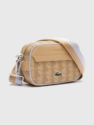 Crossbody bag with monogram logo print - 3