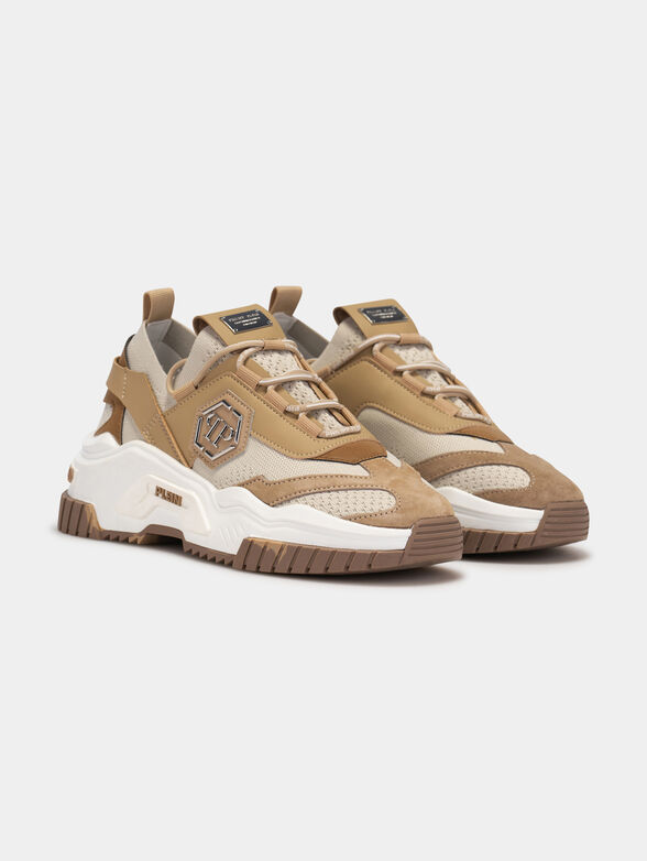 Unisex sneakers with metal logo detail - 2