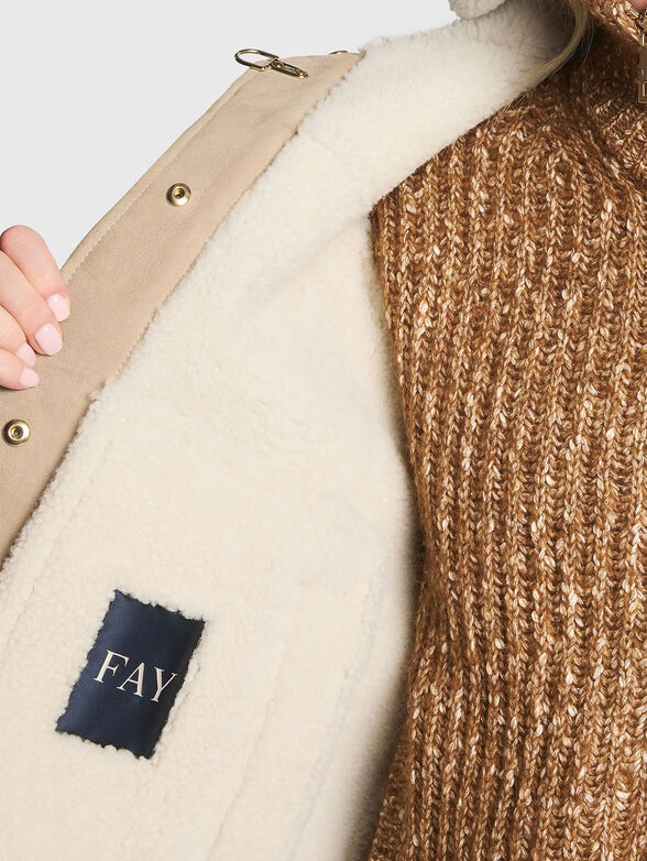 Cropped fur coat - 5