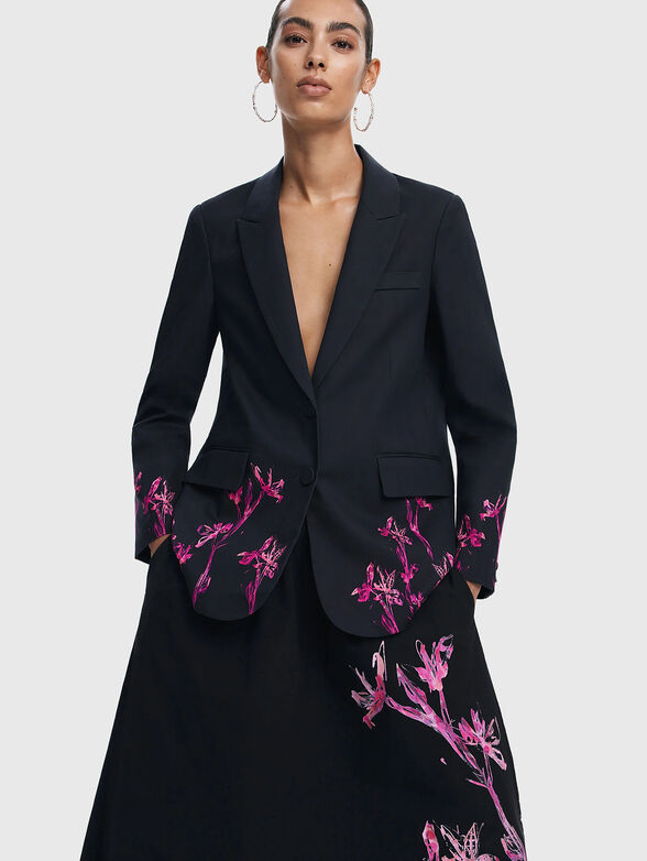 LIRIOS blazer with print - 1