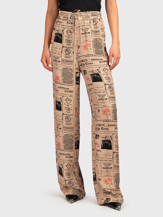 Trousers with elastic waist
