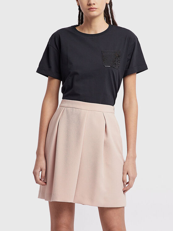 High waisted lurex with pockets - 1