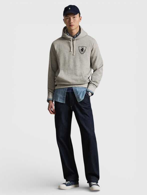 Hooded sweatshirt with logo detail - 2