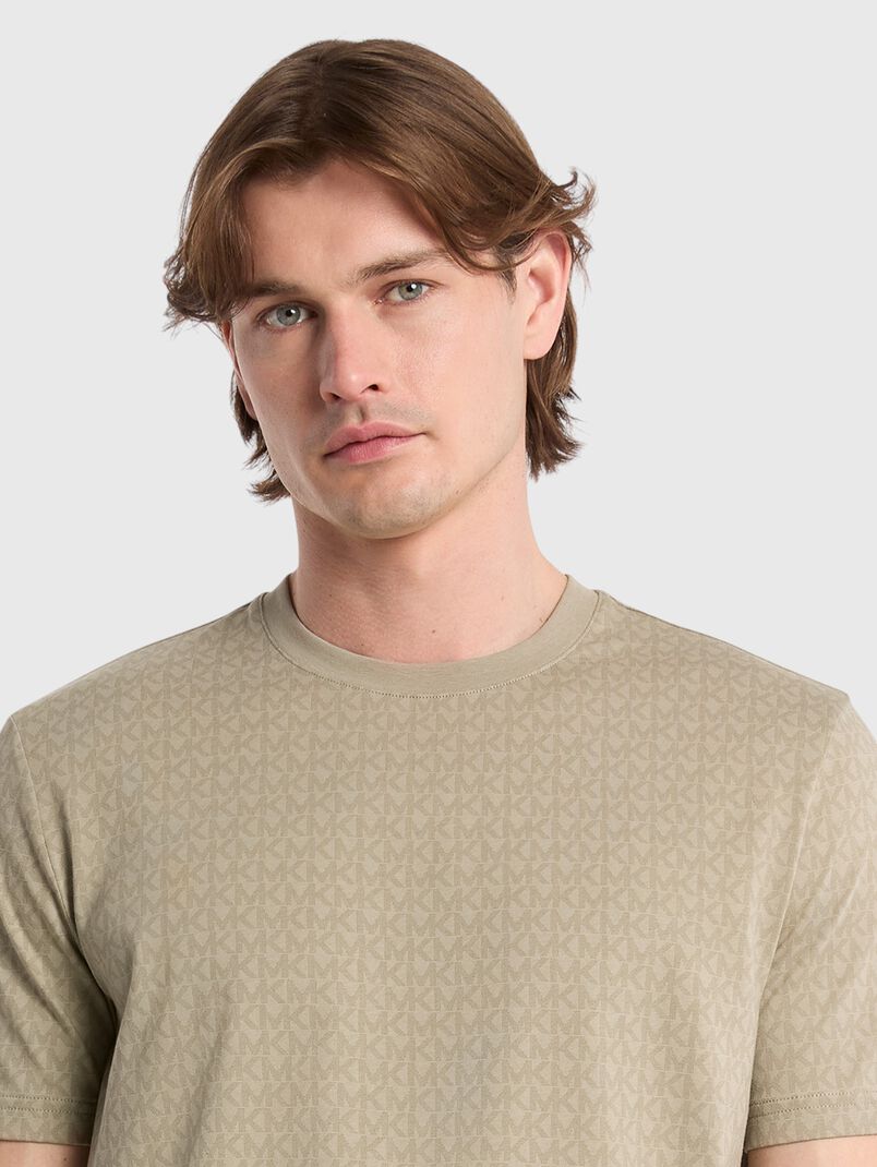 T-shirt with monogram logo print - 3