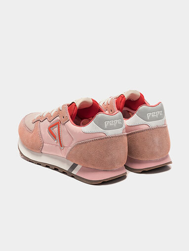 KLEIN ARCHIVE Combined running shoes in coral - 5