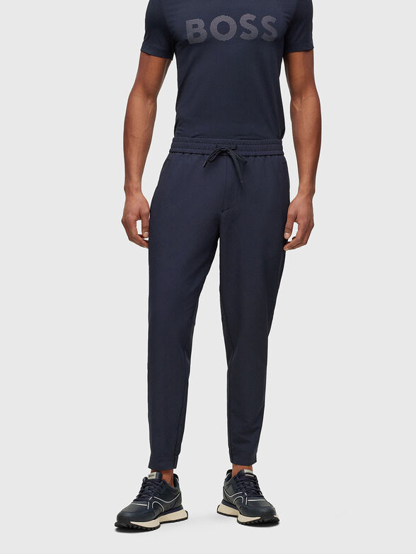 Black tracksuit botton - 1