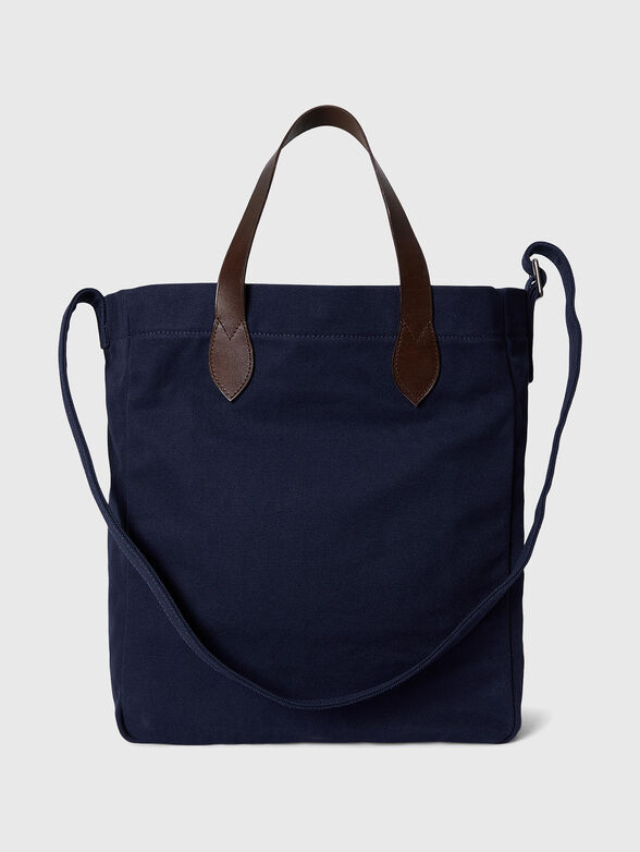 Dark blue textile bag - 3